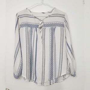 ❤️[3/35] Peasant Style Top with Tie